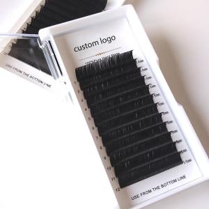 0.1mm Individual Classic Eyelash Extensions , C Curl Handmade Fans Lash Extensions