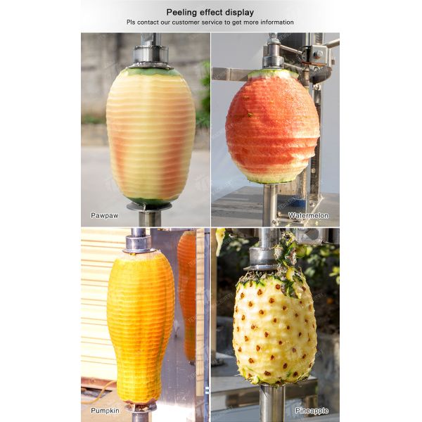 2pcs/Min Large melon and fruit peeler watermelon, eastern melon and pumpkin peeler efficient and fast peeler