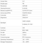 3.5 Inch Resolution 320X240 MCU 16 Bit Parallel Interface Driver IC SSD2119