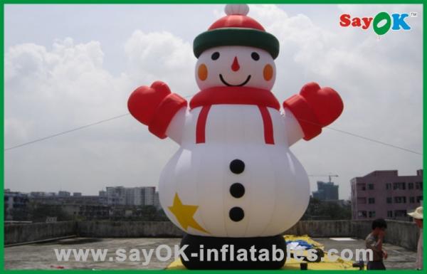 Buy Christmas Santa Snowman Inflatable Christmas Decoration 5m Height at wholesale prices