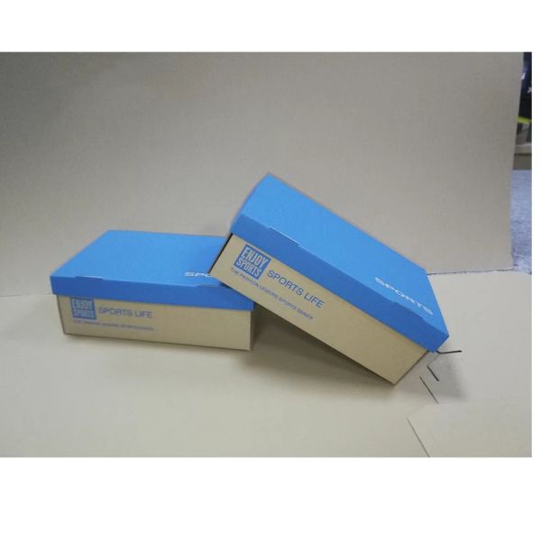 CMYK Kids Shoe Packaging Box Folders Coated Paper For Gift