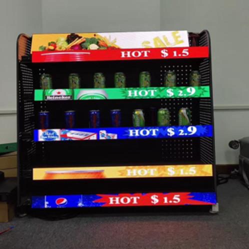 Buy Wifi Hd Shelf Edge Shelf Mounted Led Screen / Display 150x60mm Module at wholesale prices