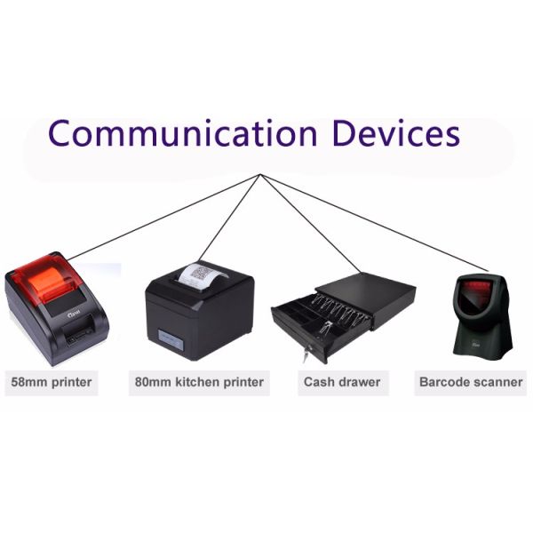 Restaurant/Coffee/Cloth Shop AIO TPV Monoblocks with J1900 CPU and 15'' Touch Screen