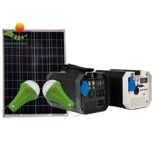 China 99.9% MPPT 500W Small Portable Solar Power Generator With Solar Panel on sale
