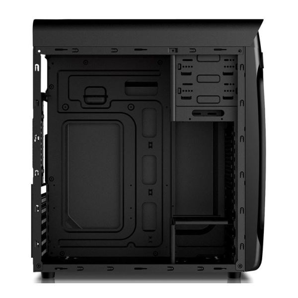 Dazzle Time Tunnel Effect Support ARGB fans in 12cm Black and White are available. Side panel is Tempered Glass.