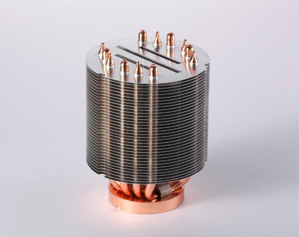 Buy Customized Copper CPU Heatsink IP55 Anodizing / Passiviation OEM/ODM at wholesale prices