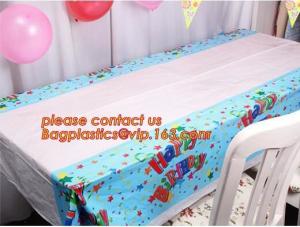 Quality Creative Boys Girls Birthday Party Tablecloth Plastic Disposable Outdoor Kids Supplies Accessories, happy birthday party for sale