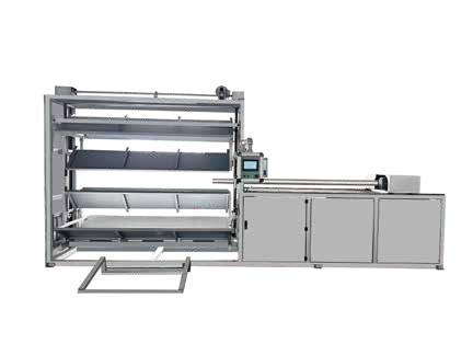 Cubic And Cylinder Foam Block Boring Machine Automatically Middle Hole Puching