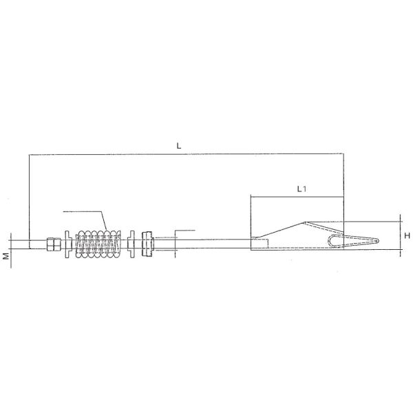 Elevator Wire Rope Socket and Spring Rope Fastening For Passenger Elevators