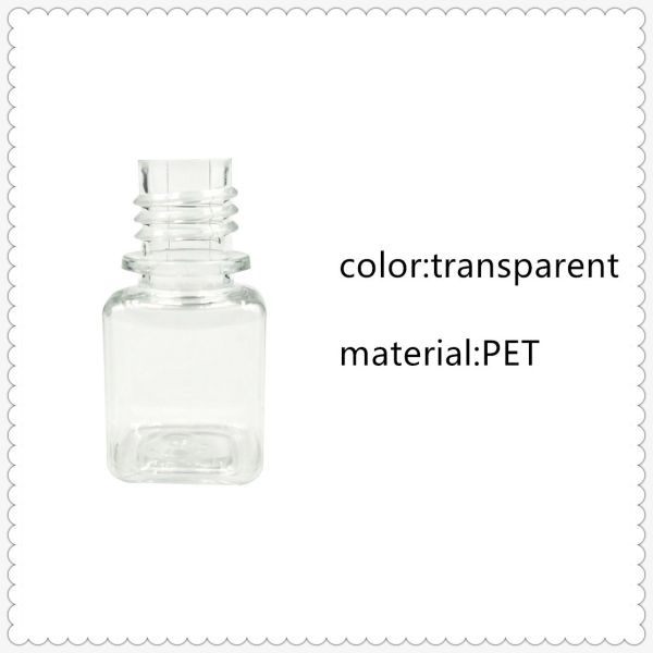 Square Shape Plastic Squeeze Dropper Bottles Customized Color And Sizes