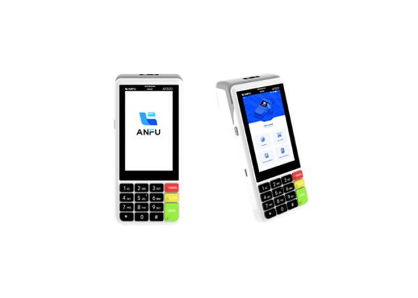 Buy ANFU 4.0 INCH  Two-dimensional Code POS Terminal Machine Handheld Terminal Android 13 With Thermal Printer at wholesale prices