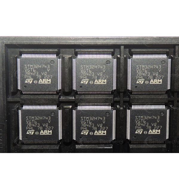 STM32H743VGT6 32-bit Microcontroller with High-Speed Processing Core, Large On-Chip Memory, and Advanced Clock Management