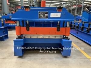 China GI Glazed Tile Roll Forming Machine Roofing Tile Making Machine For Building Material on sale