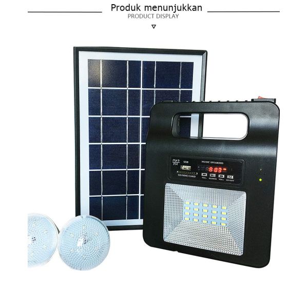 Power Outage 5 Watt Solar Emergency Lights With Mobile Phone Charger