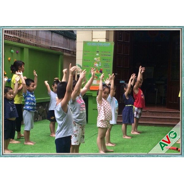 Environmental Artifical Grass Carpet Kindergarten Playground Synthetic Turf