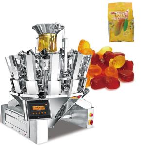 Automatic Pouch Packing Machine Gummy Cookie Sugar Packing Machine With Multi Head Weigher
