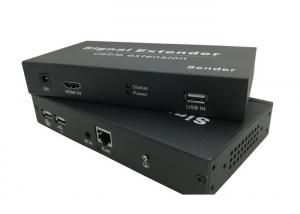 Quality 200m 1080P 4K HDMI KVM USB Video Extender Via Single Cat5e / 6 Cable for sale