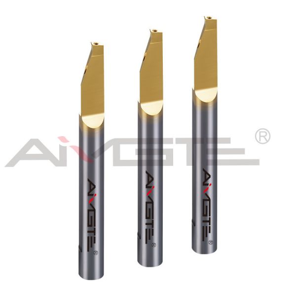 GOLD Carbide Boring Tool HRC91 - 93.5 Internal Grooving Tools 1mm Cut Width