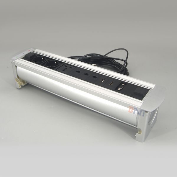 Multimedia electric flip up conference table socket with usb charger