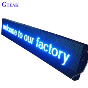 customized size pannello panel sign led scrolling message  illuminated sign for car
