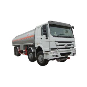 China CNHTC Stainless Howo 8x4 Fuel Oil Tank Truck 16-24cbm With Different Compartments For Gasoline Diesel Asphalt Storage on sale