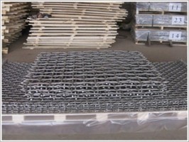 Pre Bent Plain Weave Crimped Woven Wire Mesh Wrapped Edge
