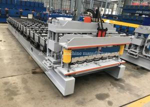 High Rib Glazed Metal Roof Sheet Making Machine With 8m / Min Processing Speed