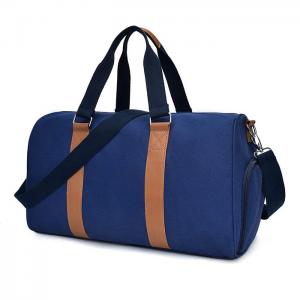 China 12OZ Mens Womens Canvas Overnight Bag , Large Travel Duffle Bags on sale