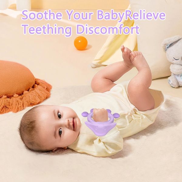 Soft Sensory Design Sensory Teething Gums Chew Infant Toys Water-Filled Baby Teether Cools Massages Sore Gums toys for toddlers