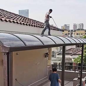 China Customized Aluminum Awning Canopy Home Balcony Aluminum Alloy Endurance Board Parking Shed on sale
