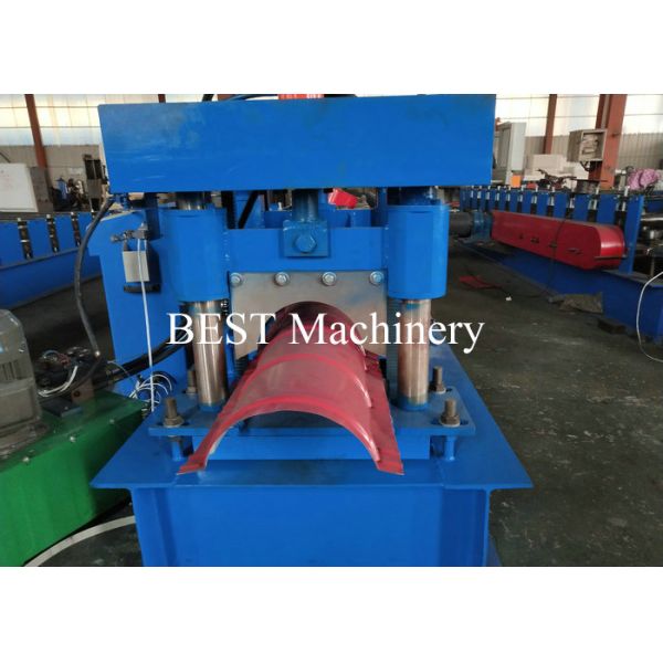 Color Coated Top Roll Ridge Cap Roll Forming Machine with Pressing Device