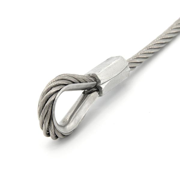 Buy AISI 1x7 Stainless Steel Wire Rope 0.3mm With Exceptional Flexibility 316 Ss Wire Rope at wholesale prices