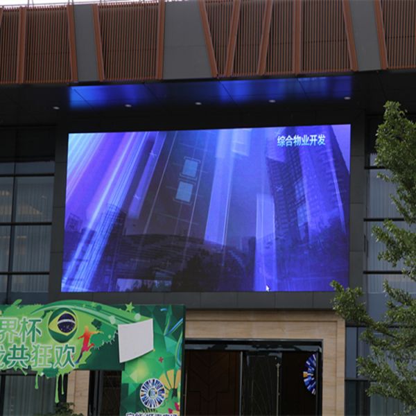 P6 Outdoor Fixed LED Display Advertising LED Screen Module 1/8 Scan Driving Iron Cabinet