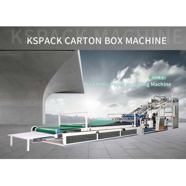 Automatic Corrugated Cardboard Flute Laminator Machine 7KW High Speed