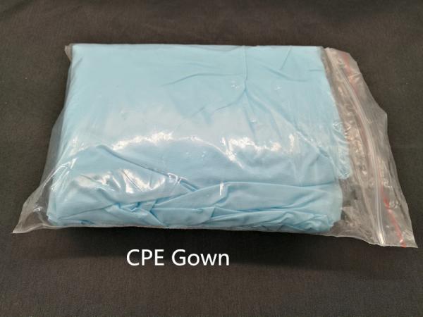 Disposable CPE Film Isolation Gown