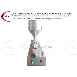 Durable Semi Automatic Paste Filling Machine 1000-5000ml Easy Operating
