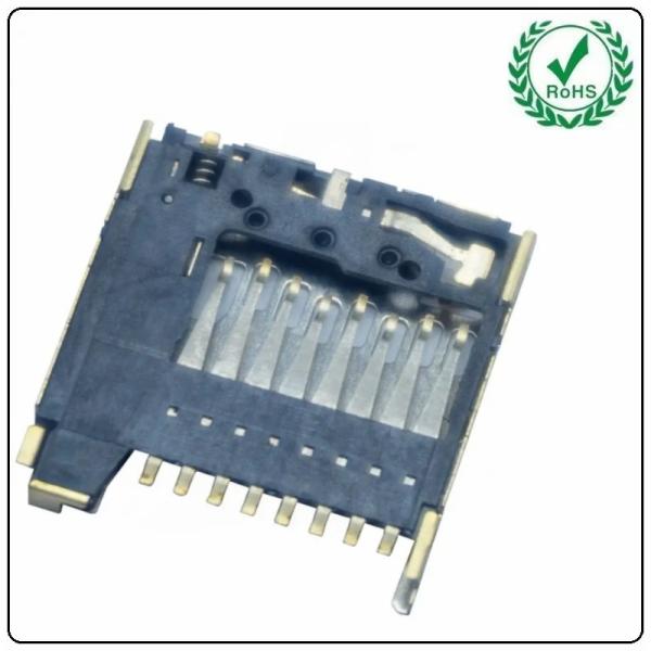 Micro Card Reader Socket Adapter Sd Memory Card Connector 1.28H 8Pin TF Push