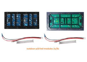 China 7500 CD/Sqm IP65 SMD3535 RGB P10 Led Display Module on sale