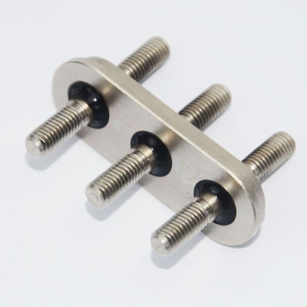 30A Hermetic Hermetic Electrical Vehicle Connectors 4J28 Nickel Plated Custom