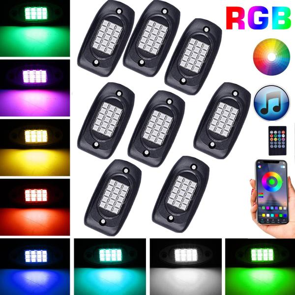 Buy Lightweight Wireless Rock Lights With Remote Control Multiscene at wholesale prices