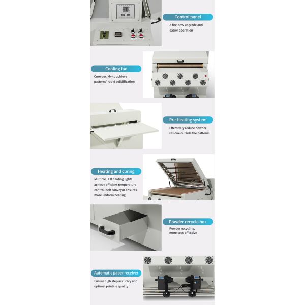 Large Format DTF Fluorescent Printer A1 2in1 for Digital Tshirt Printing on Fabric