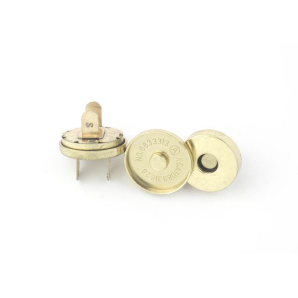 Brass Bag Magnetic Button 18mm Diameter Full Cover Different Size For Purses