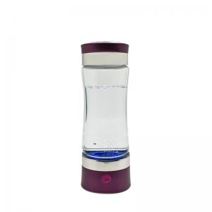 China Glass Transparent Sport Hydrogen Ionized Water Bottle 1 Year Warranty FDA Approved on sale