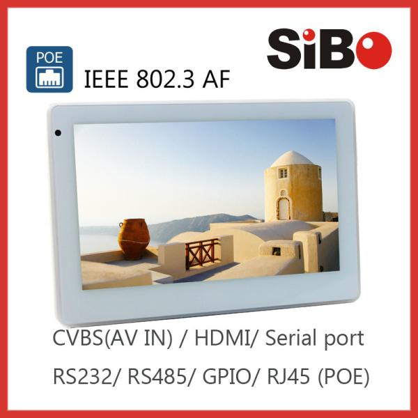 Buy Q896 7" Touch Screen Controller With CVBS IN And POE For Home Automation at wholesale prices