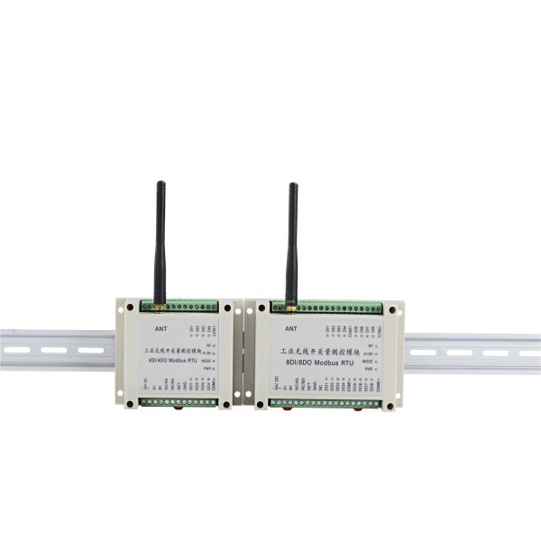 2DI2DO Wireless Digital I O Module , Wireless Pump ON OFF Control 2km