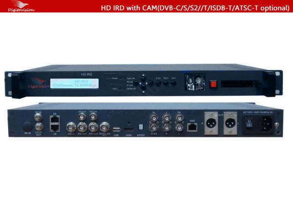 Buy HD IRD with CAM(DVB-C/S/S2//T/ISDB-T/ATSC-T optional) at wholesale prices