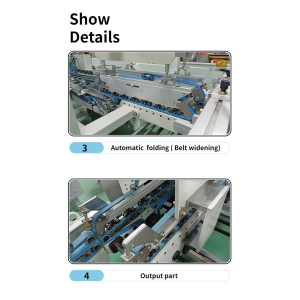 Automatic Aluminum Foil And Tin Foil Packaging Box Gluing Machine CQT-800