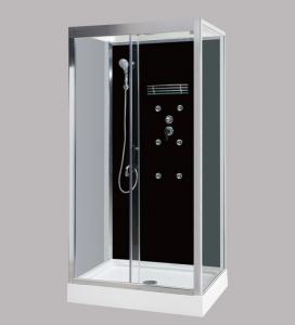 China 15cm Tray custom glass shower enclosures 80 X 100 X 215 / cm 4 Waste drain on sale