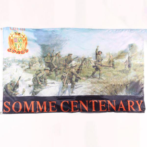 Buy Polyester 3x5 Custom Flag Thermal Sublimation Printing ISO Approval at wholesale prices
