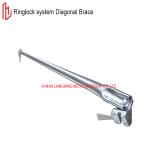Q195 Q235B Scaffolding Ringlock System Vertical / Level Type Scaffolding